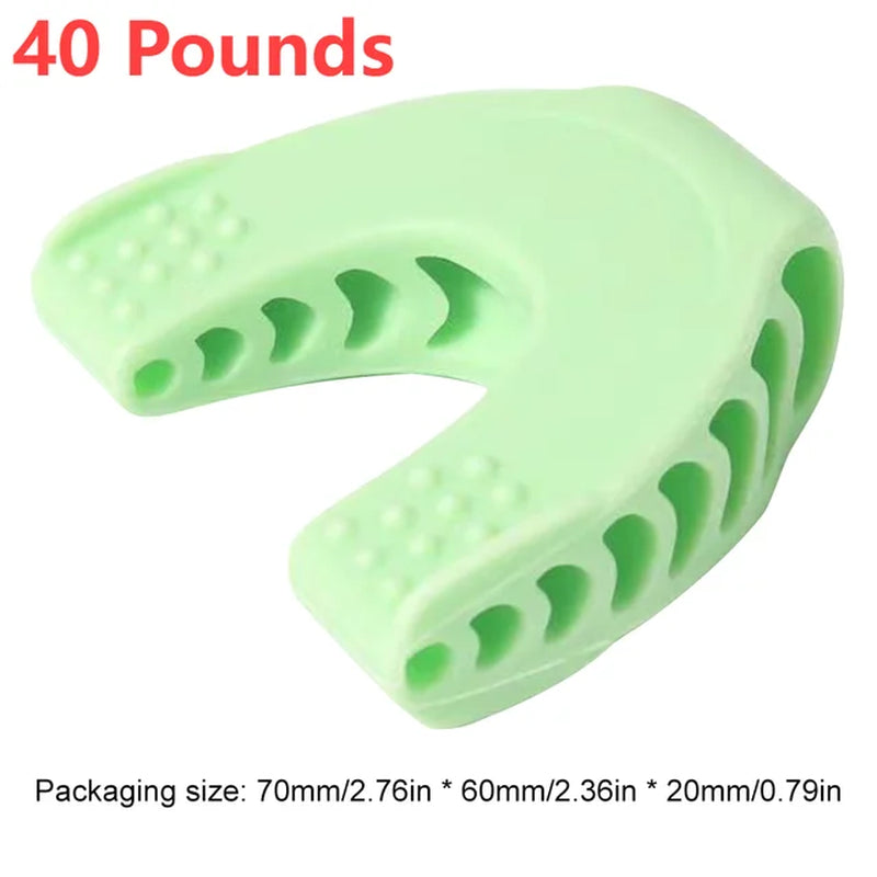 40/50/60Lbs Upgraded Jaw Exerciser and Neck Toning Jawline Exerciser for Men and Women Face Muscle Trainin Double Chin Reducer