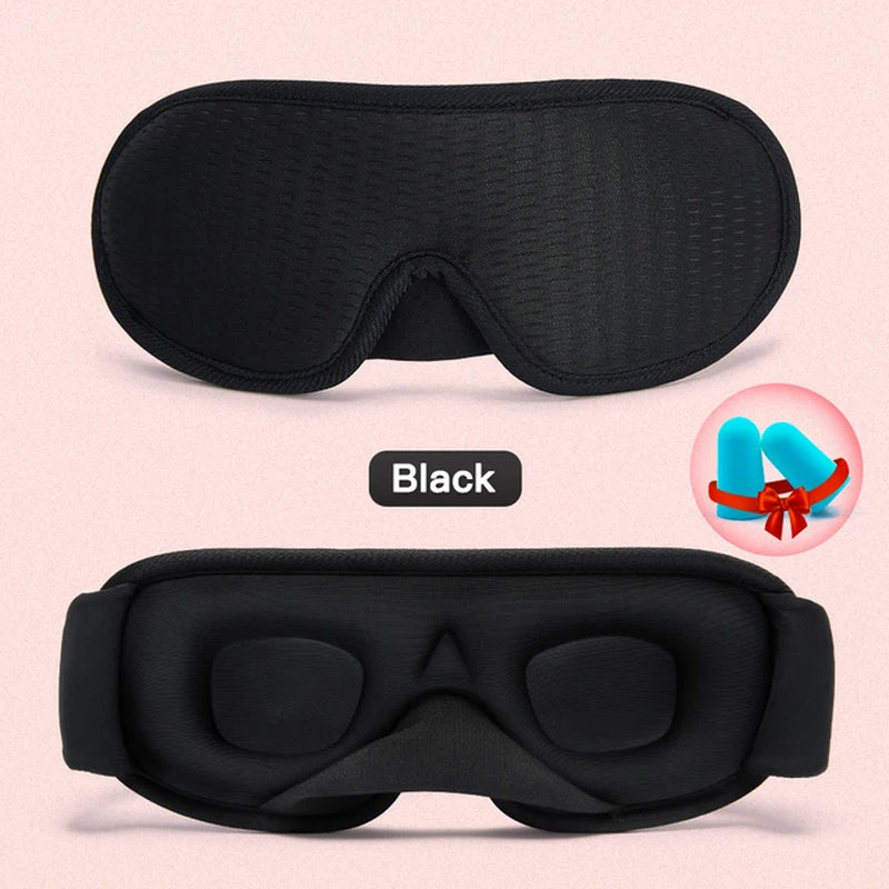 3D Sleeping Mask Block Out Light Sleep Mask for Eyes Slaapmasker Eye Shade Blindfold Sleeping Aid Face Mask Eyepatch
