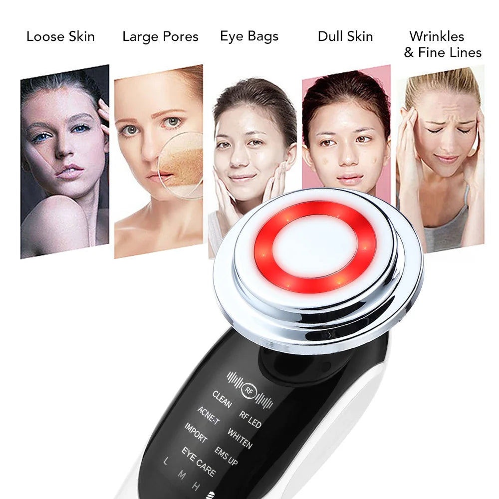 7 in 1 Face Lift Massager Skin Rejuvenation Facial anti Wrinkle Beauty Apparatus