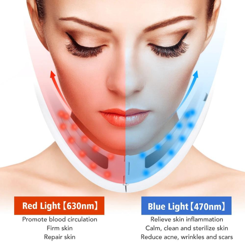 ContourTech EMS Red & Blue LED Facial Lifting System